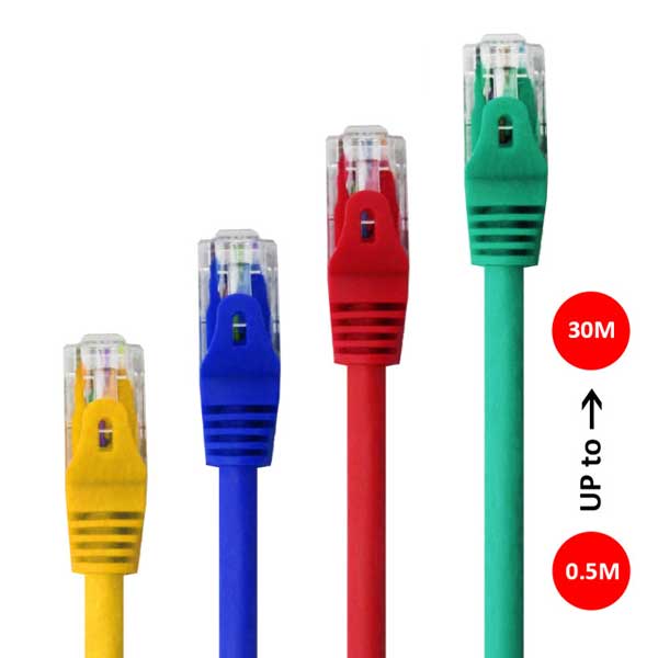 پچکورد 50 سانتی کی نت پلاس (K-Net–Plus CAT6 UTP RJ45 50CM Patch Cord) - تصویر 2